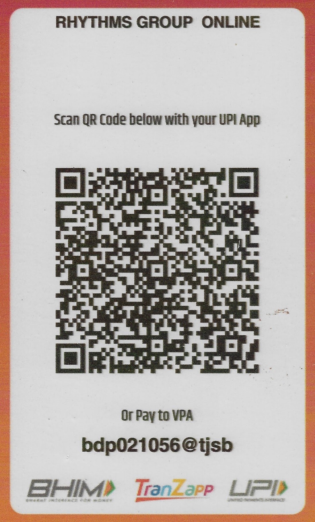 UPI QR Code